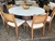 Conjunto Mesa de Jantar Redonda MAITÊ + 6 Cadeiras VERSA