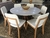 Conjunto Mesa de Jantar Redonda VEGAS 1,30m + 6 Cadeiras MONACO