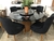 Conjunto Mesa Jantar Redonda PARIS 1,40m + 4 Poltronas DUBAI