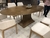 Mesa Jantar Oval com base Laminada e Tampo Madeira - SARIM