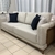 Sofá Living 2,40m Com Rattan Lateral - EDUARDA - comprar online