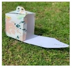 Caja mini torta estampada 15x15x18 cm - 1 Unidad