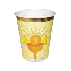 VASO SACRAMENTO - COMUNION BAUTISMO CONFIRMACION 266cc x 6 u
