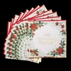 SERVILLETA DE PAPEL FLOR DE NAVIDAD x 12 unidades