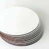 Disco redondo fibrofacil 22cm blanco x unidad