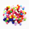 Pompones de felpa 20mm multicolor x50 uni.