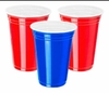Vaso americano azul/rojo bella cup 500cc x unidad