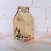Caja Casita Pascuas 2025 7x7x8 Floral x 10 unidades