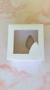 Caja Pascuas Medio huevo blanca 20x20x10 X unidad