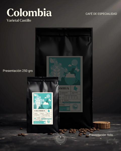 CAFÉ DE ESPECIALIDAD Colombia Antioquía - (250grs - Café Grano)