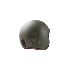 Casco HAWK 721 Never Give Up Army - ARGENMOTOS