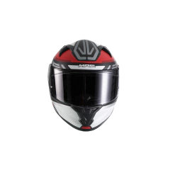 Casco MAC Speed Control Gris Rojo - comprar online