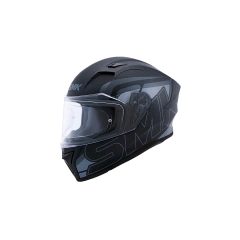 Casco SMK Stellar Stage Gris Mate