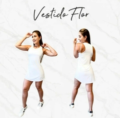 Vestido Flor - Branco na internet