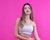 Top rosa talle L