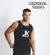 MUSCULOSA HOMBRE DE ALGODÓN NEGRA TALLE L