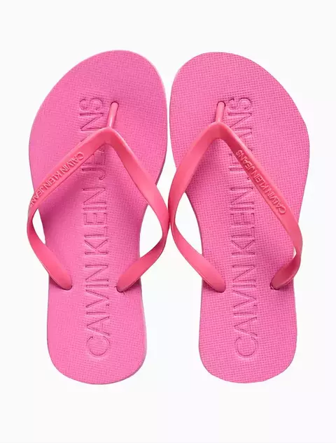 CHINELO CKJ BAIXO RELEVO BORRACHA - C K JF1100A0