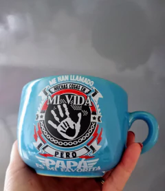 Tazón azul Papá