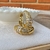 Brinco argola cravejado de zirconias dourado - comprar online