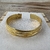 Bracelete fios cruzados dourado - comprar online