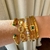 Bracelete pedra esmeralda - comprar online