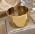 Bracelete liso dourado grande
