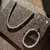 Riviera de zirconias gotas prata - comprar online