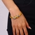 Bracelete prego prata dourado - comprar online