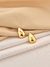 BRINCO DOURADO GOTA LISA M