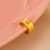 PIERCING FAKE DOURADO ABAULADO INTERNO
