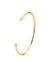 MEIO BRACELETE DOURADO LISO SIMPLES