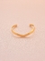 MEIO BRACELETE DOURADO LARGO LISO