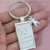 CHAVEIRO AÇO INOX RETANGULAR COM PINGENTE