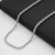 CHOKER AÇO INOX CORDÃO BAIANO 3MM