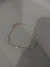 PULSEIRA DOURADA PÉROLA ESPAÇADA