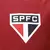 Camisa tricolor de treino masculina, vista traseira, na cor vermelha, ideal para torcedores e atletas. são paulo-calleri-lucas-Oscar 