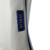 Camisa retrô branca da Itália 1998 da Nike, com detalhes em azul e logo da marca.