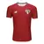 Camisa tricolor de treino masculina, vista traseira, na cor vermelha, ideal para torcedores e atletas. são paulo-calleri-lucas-Oscar 