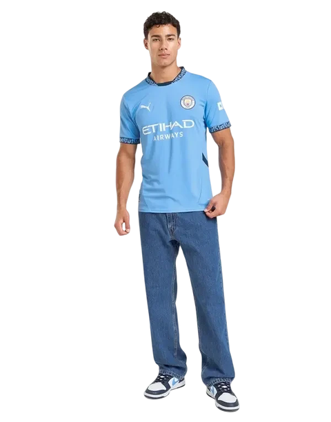 Camisa Manchester City I 24/25 - Torcedor Puma Masculina - Azul- caamisa nova city-Erling Haaland-haaland-