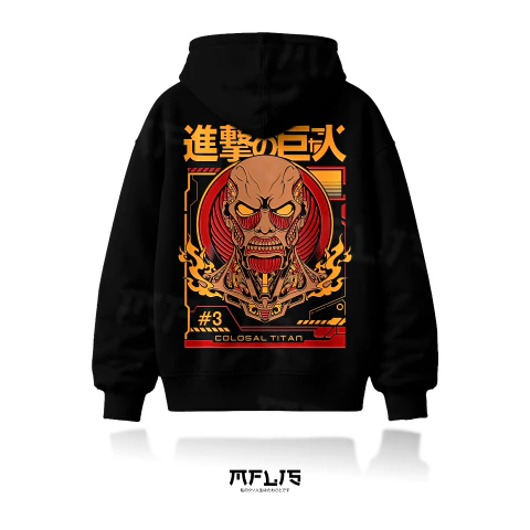 Hoddie Attack on Titan 進撃の巨人 - Titan Colosal #3 MFLIS®