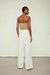 CALÇA PANTALONA BASIC COM LINHO OFF WHITE - ANIMALE - ENCANTARE