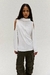 BLUSA AMPLA GOLA ALTA ABERTURA OMBRO MALHA OFF WHITE - TIG - comprar online