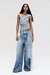CALÇA JEANS BLUE PERNA PANTALONA - TIG - loja online