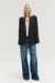 CALÇA JEANS DARK BLUE PERNA AMPLA - TIG - ENCANTARE