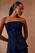 CORSELET JEANS RECORTE JEANS ESCURO BLACK - AGILITA - comprar online