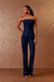 CORSELET JEANS RECORTE JEANS ESCURO BLACK - AGILITA - ENCANTARE