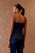 CORSELET JEANS RECORTE JEANS ESCURO BLACK - AGILITA - loja online