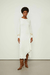 VESTIDO MALHA RECORTES OFF WHITE MANGA LONGA - ANIMALE - comprar online