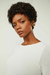 VESTIDO MALHA RECORTES OFF WHITE MANGA LONGA - ANIMALE - loja online