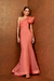VESTIDO LONGO DETALHE OMBRO BLUSH - AGILITA - comprar online